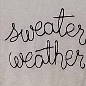 Banana Republic Sweater Weather Embroidered M